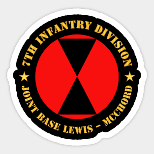 7th Infantry Division - Joint Base Lewis – McChord Sticker